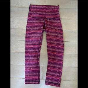 lululemon leggings 4 wunder under space tie dye